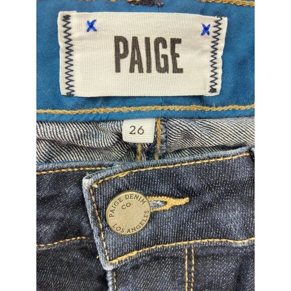 Paige Skyline Skinny Blue Jeans Size 26 - Picture 3 of 12